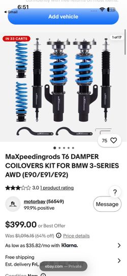 BMW coilovers