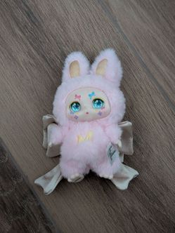Kimmon Mimon Dream Maker Golden Magic Pink Bunny Plushie