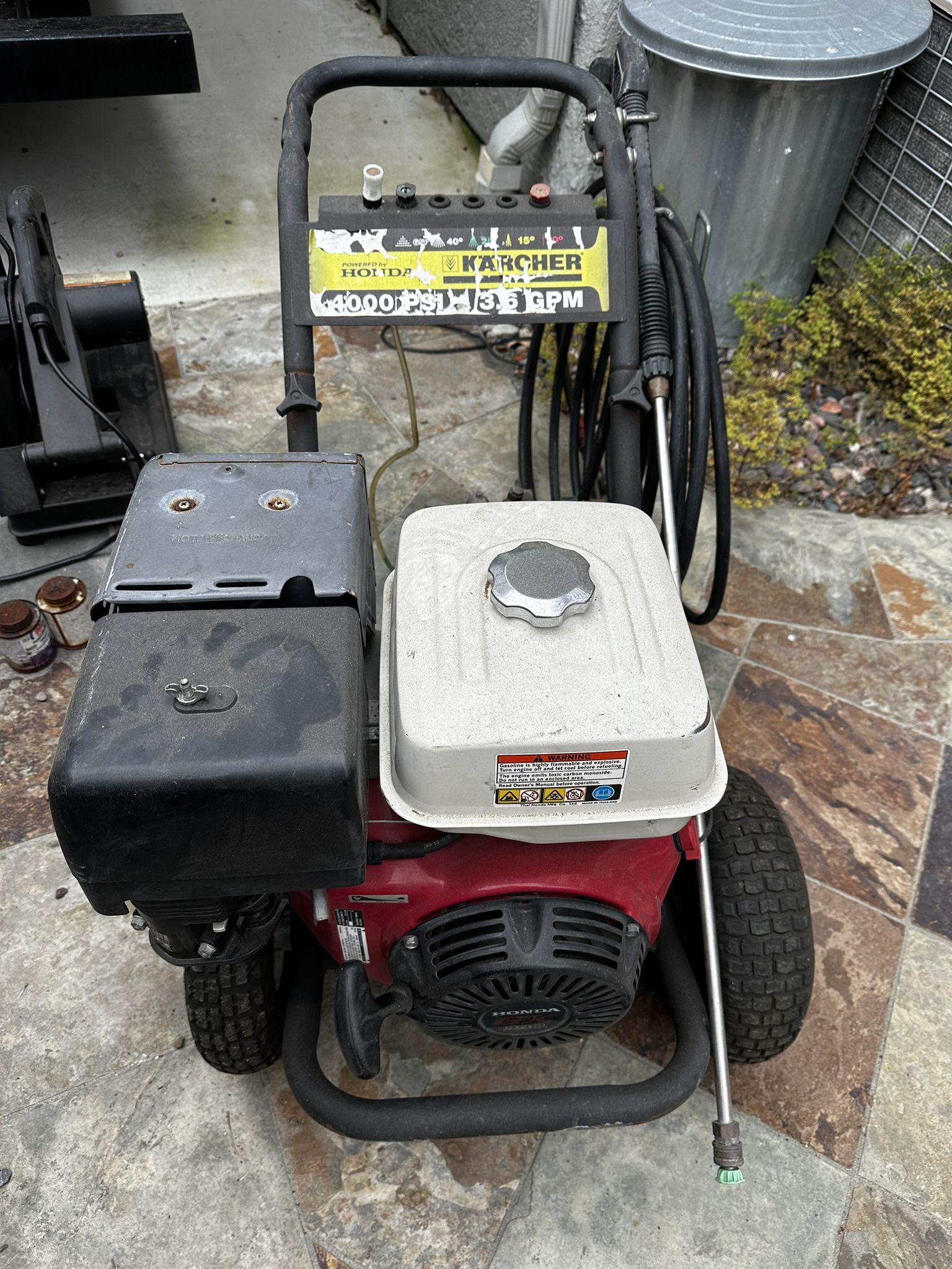Karcher Pressure Washer With Honda GX390