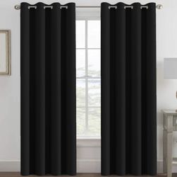 Blackout Curtains + Curtain Rod