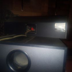 Klipsch 250 Watt Sub With Klipsch Center Piece 100 Watt Rms