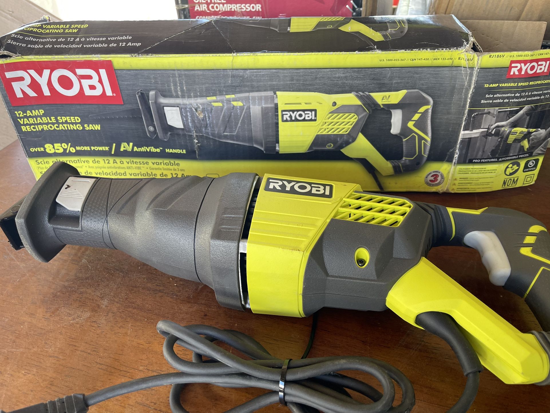 RYOBI 12 Amp Corded Reciprocating Saw