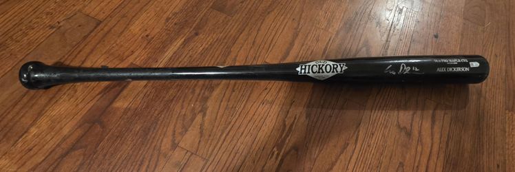 Game Used Autographed Baseball Bat