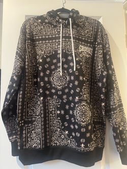 XL - Crooks & Castles Bandana Print Pullover Hoodie