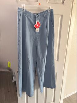 Cider baby blue work pants size L
