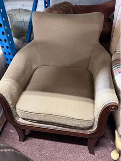 Bombay accent chair in ancient white chantille