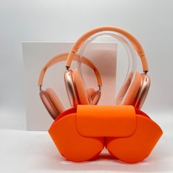 Apple AirPods Max USB-C Wireless Over-Ear Headphones Orange MWW73AM/A