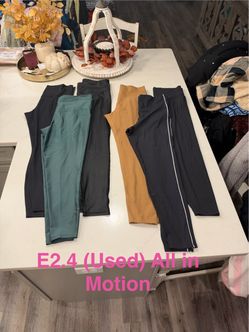 6 all in motion Leggings Set Multi-colored barely used smoke free ships fast