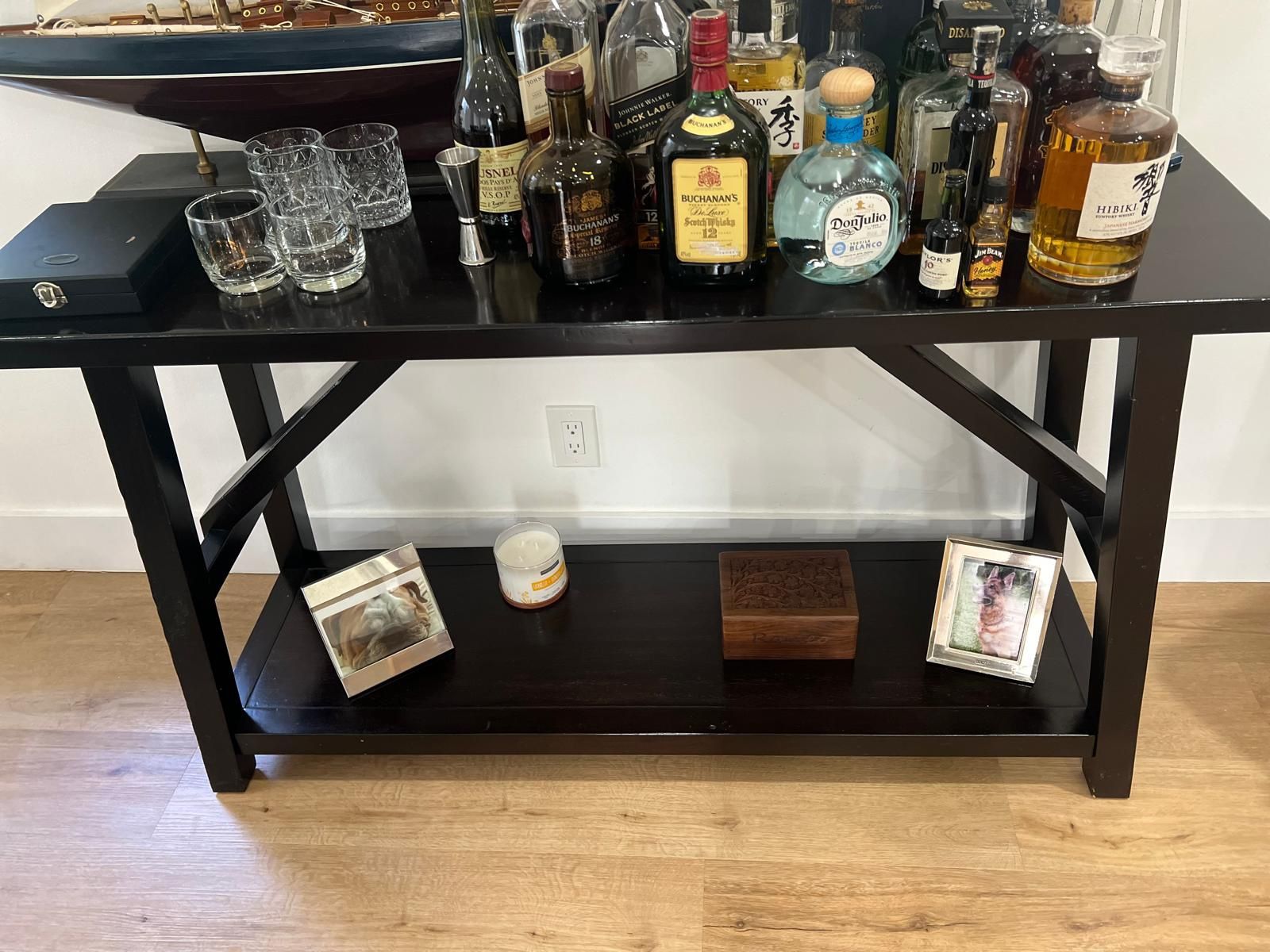 Pottery barn console Table