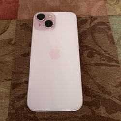iPhone 15 Unlock Any Sim Work 128Gb pink Very Nice Like New  