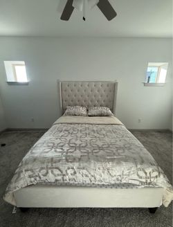 Button Tufted Tall Beds All Frames Sizes Single Full King Queen Are Available Delivery!