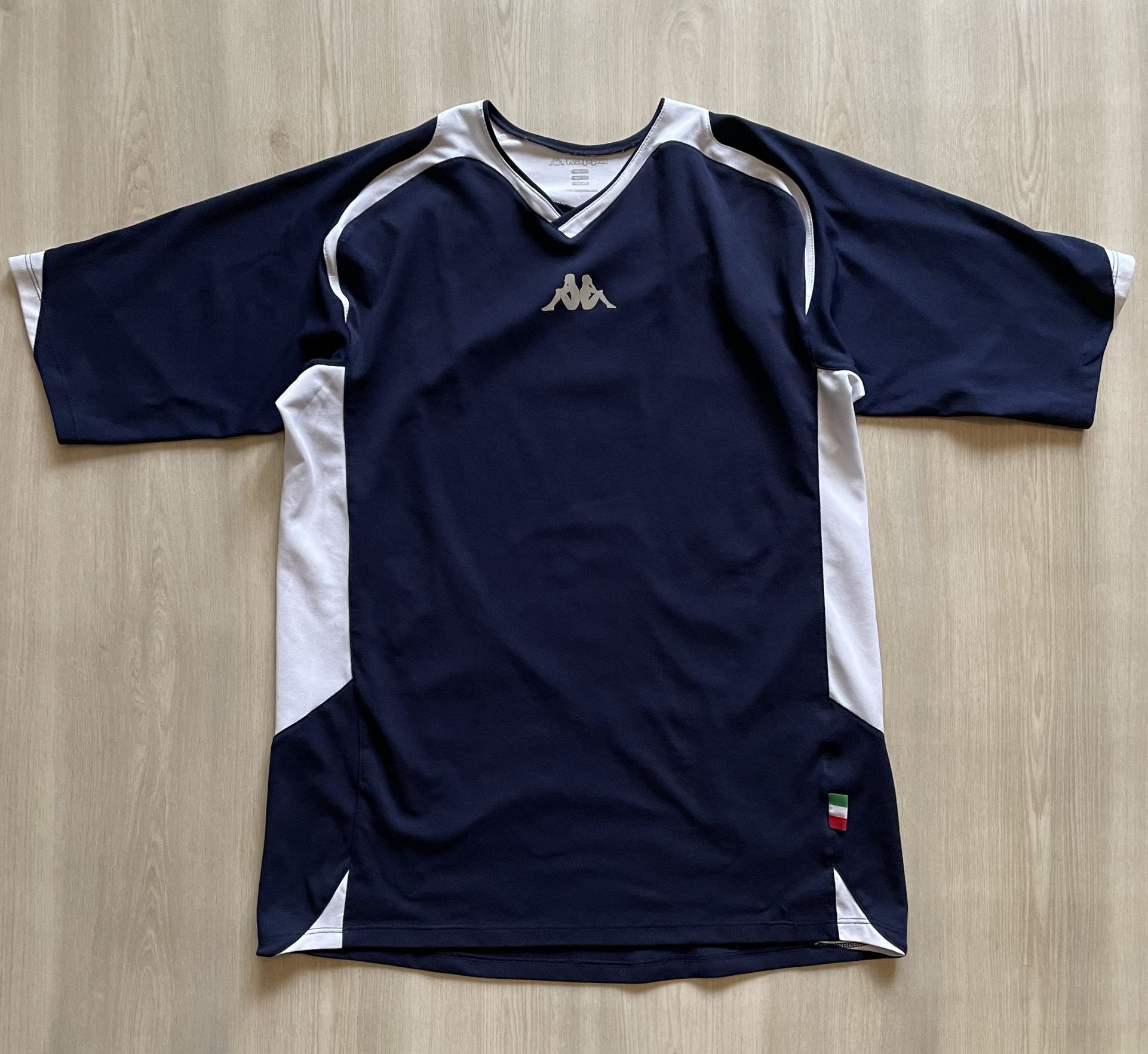 Vintage Italy Football Soccer Training Jersey #7 Mens Large