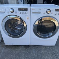 LG Washer And Electric Dryer 