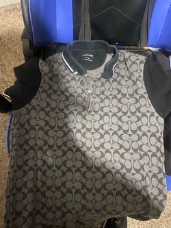 Coach Signature Monogram Polo Shirt
