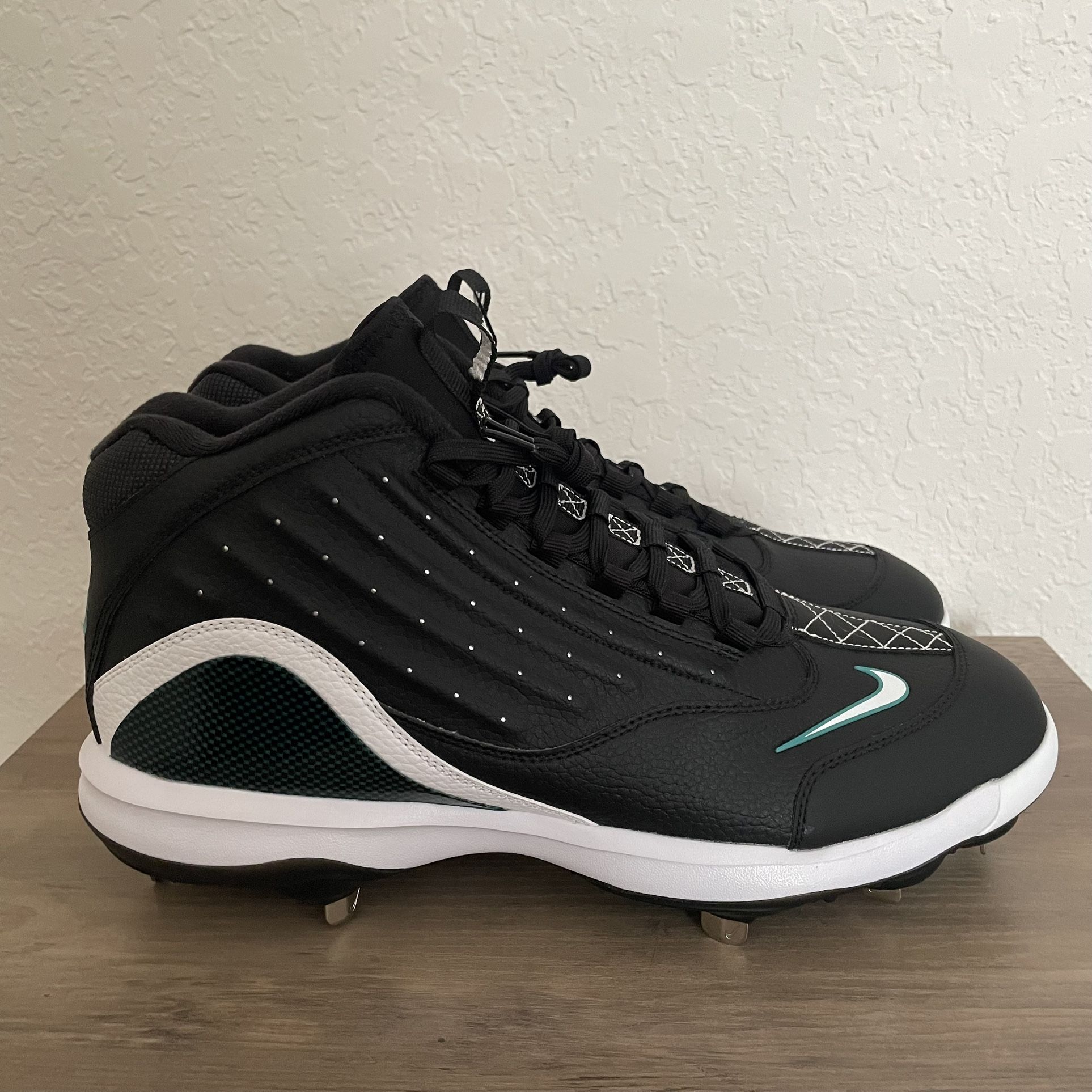 Nike Griffey 2 Metal Baseball Cleats Mens Size 13 Black Freshwater HQ1792-001
