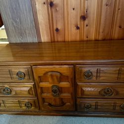 Vintage Solid Wood Dresser