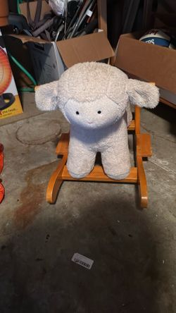 Pottery Barn Kids Rocking Sheep/ Rocking Horse Cute