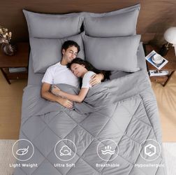 Twin size cooling comforter
