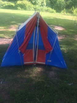 Trail Blazers tent with accessories