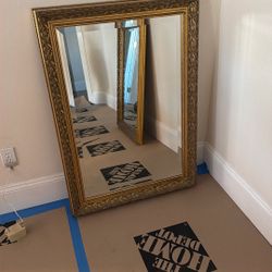 Mirror 36x28 Inches Gold