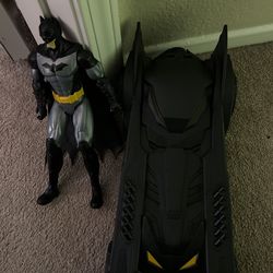 Batman With Batmobile 