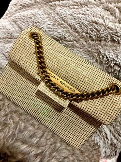 Kurt Geiger London Crystal Chain Clutch Bag