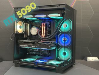 🎮 FOX  125 🎮 CUSTOM GAMING PC | RIG | DESKTOP | AMD Ryzen 9-9950X 3D  | 64 GB DDR5 RAM | NVDIA RTX 5090 | 2 TB SSD.