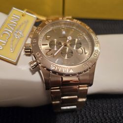 ""🚨❤️💘💙💝💌🎁🚨PERFECT GIFT FOR VALENTINE'S DAY"" MEN'S BRAND NEW BIG FACE LUXURY 100% AUTHENTIC IN_VIC_TA CHRONO⌚️ 