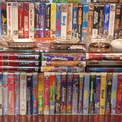 Massive 300 Qty All Original Sealed VHS Tape Collection Mint 