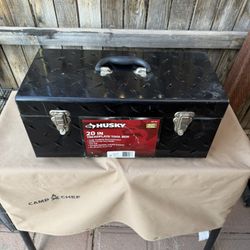 Husky 20 in. Tread Plate Tool Box