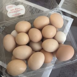Chicken eggs for sale !! $5 a dozen : $10 two dozens