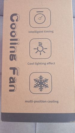 Cooling Fan with Lighting and Timer