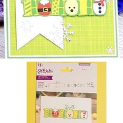 Adorable 11pc Layered HO HO HO Dies