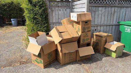 Free moving boxes, West Seattle