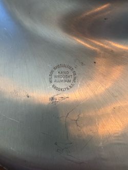 Vintage aluminum lazy Susan