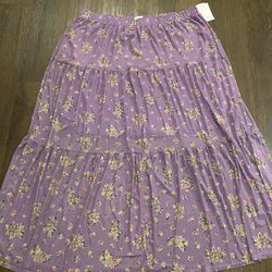 NEW Womans Purple Skirt Size 2x By Love Fire #5
