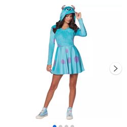 Monsters Inc. Women’s Sulley Halloween Costume Size M