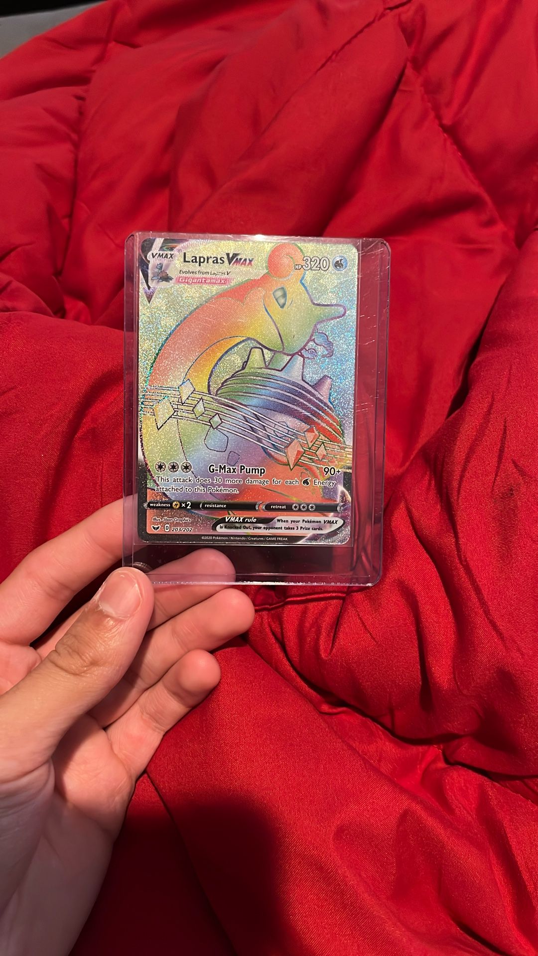 Lapras VMAX #203/202