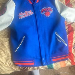 New 2024 New York Knicks Pro Varsity Jacket