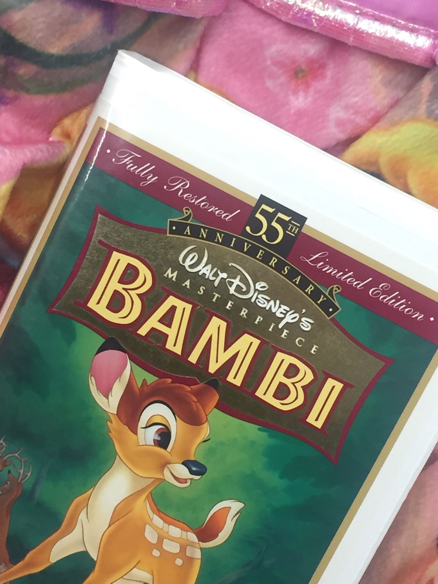 Bambi VHS fully restored 55th limited edition