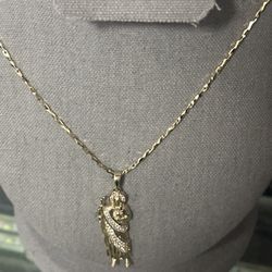 gold plated 18 inches necklace tarnish free