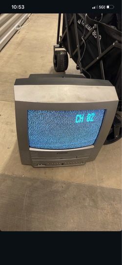 Sylvania CRT TV with Built-In DVD Player