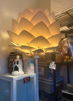 used** Artichoke Floor Lamp with Petal Shade