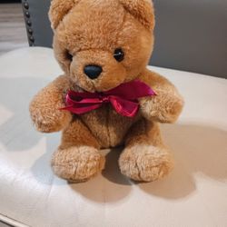 Brown Teddy Plush Stuffed Animal Toy