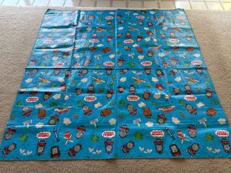 Rare Thomas & Friends Large Size Waterproof Lightweight Tarp for Beach, Picnic, Camping, Purchased in Japan, 68”x68” Foldable