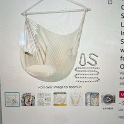 Hanging Hammock Chair - Perfect For College Dorm 