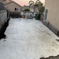 Used Polyglide Ice synthetic ice tiles for ice hockey