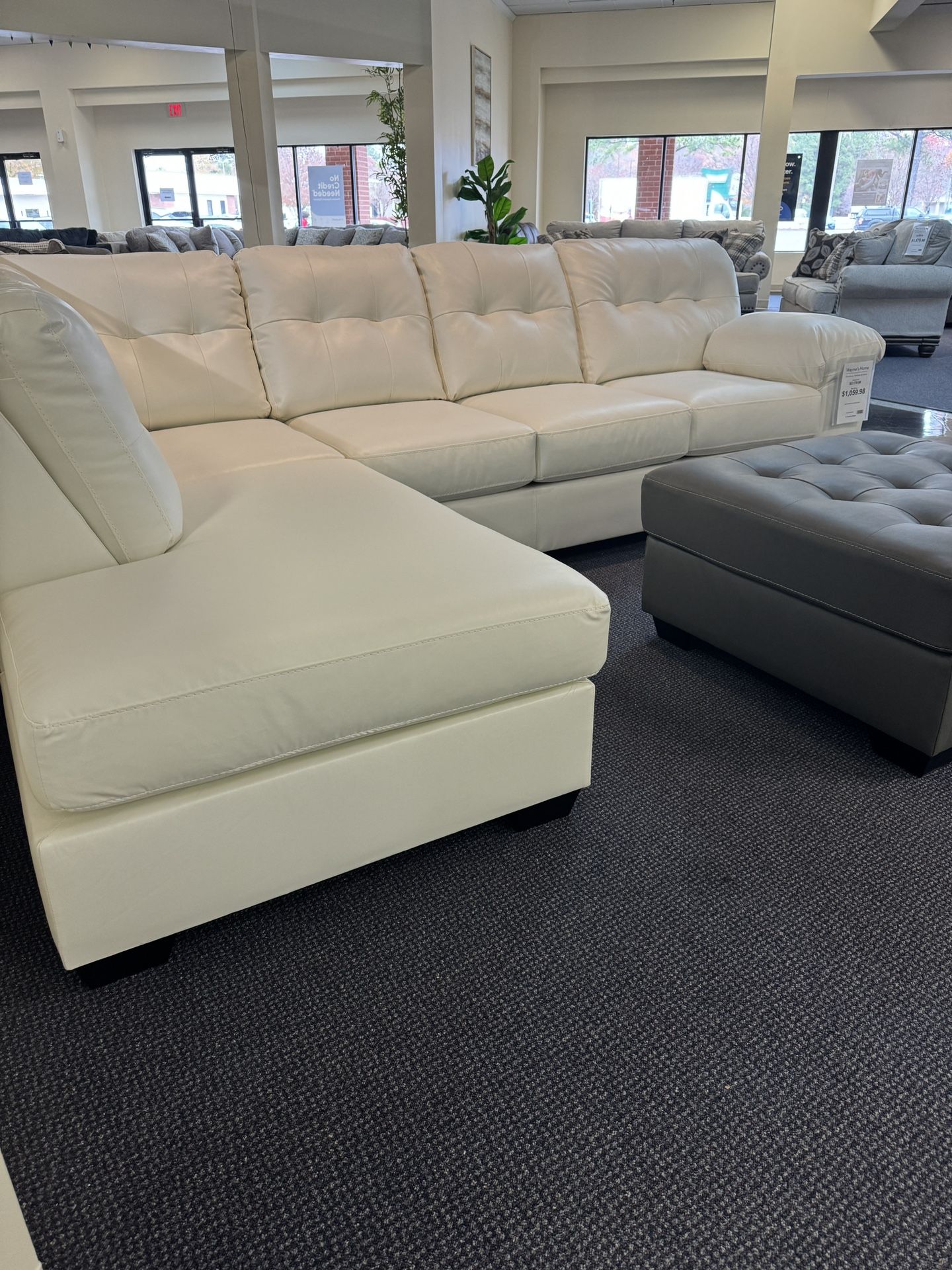 Brand New Leather Sectional