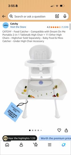 Catchy for Dream on Me high chair