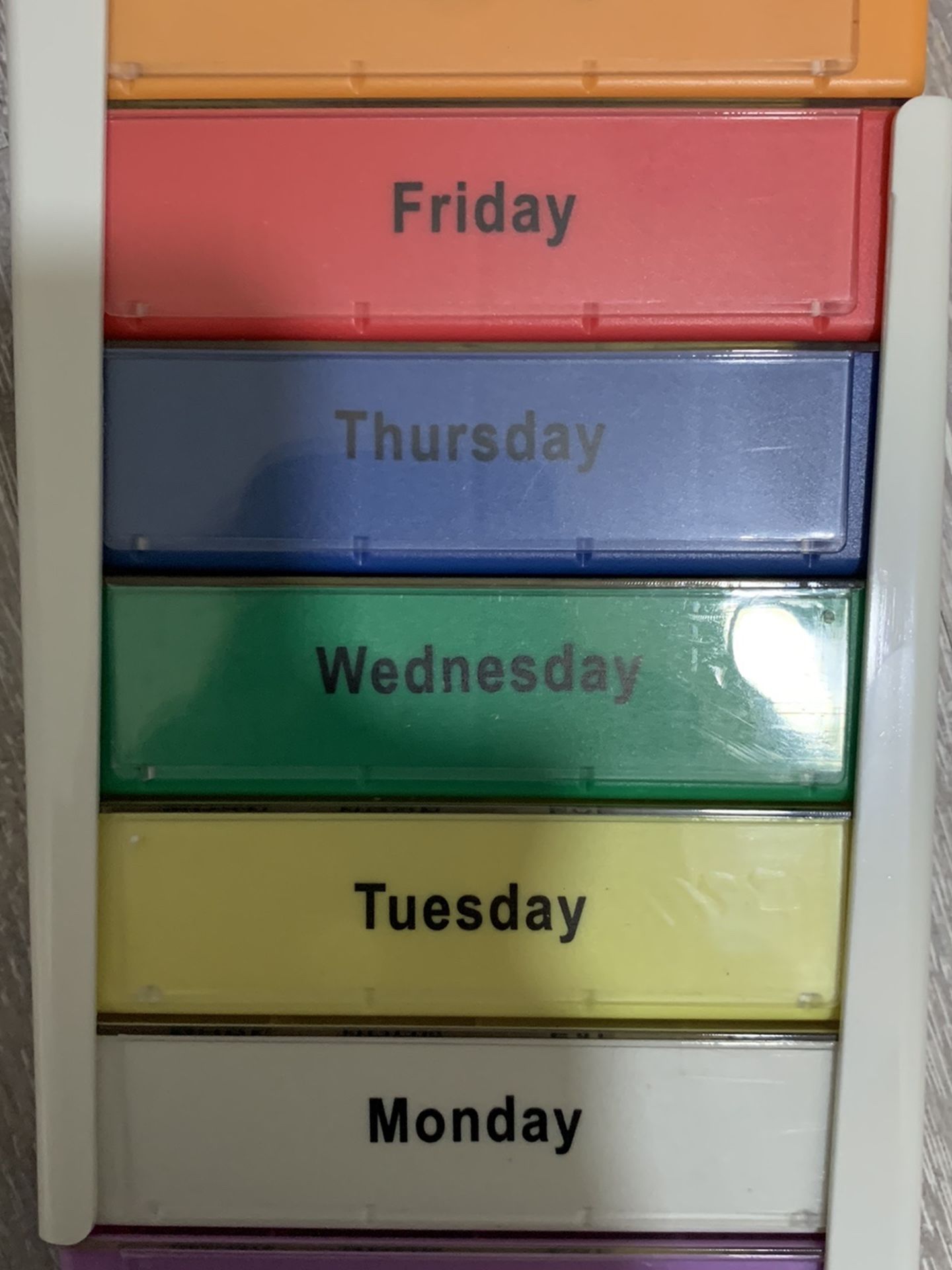 Weekly Pills Planer Box